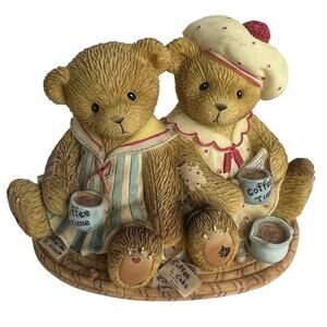 Cherished Teddies Marna & Rissie Friendship is the Perfect Blend Bears Figurine